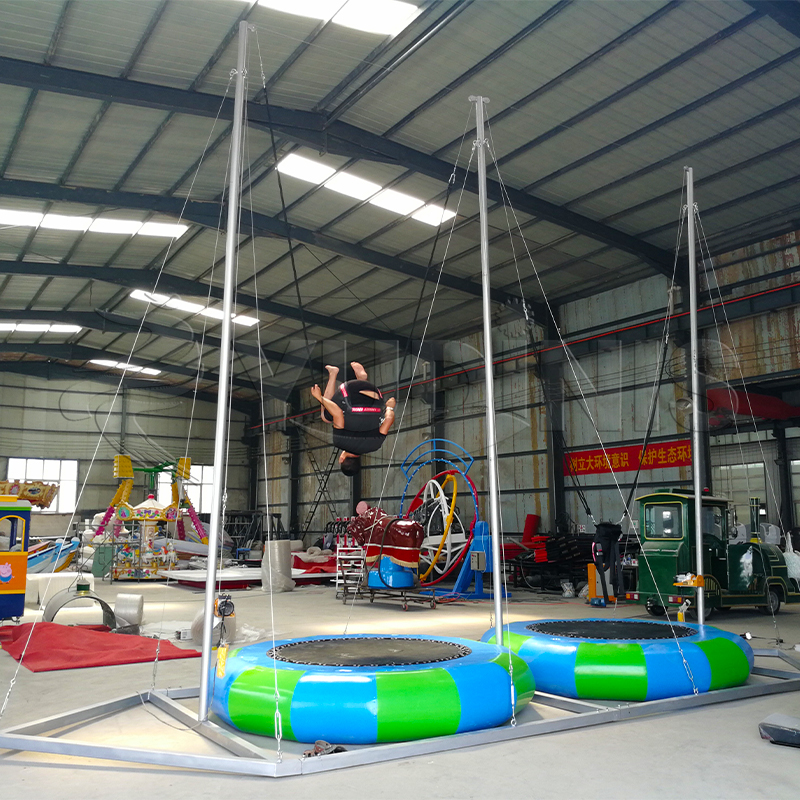 Inflable Trampolín Bungee Para 2 Personas