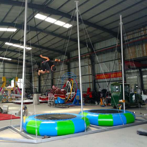 Inflable Trampolín Bungee Para 2 Personas